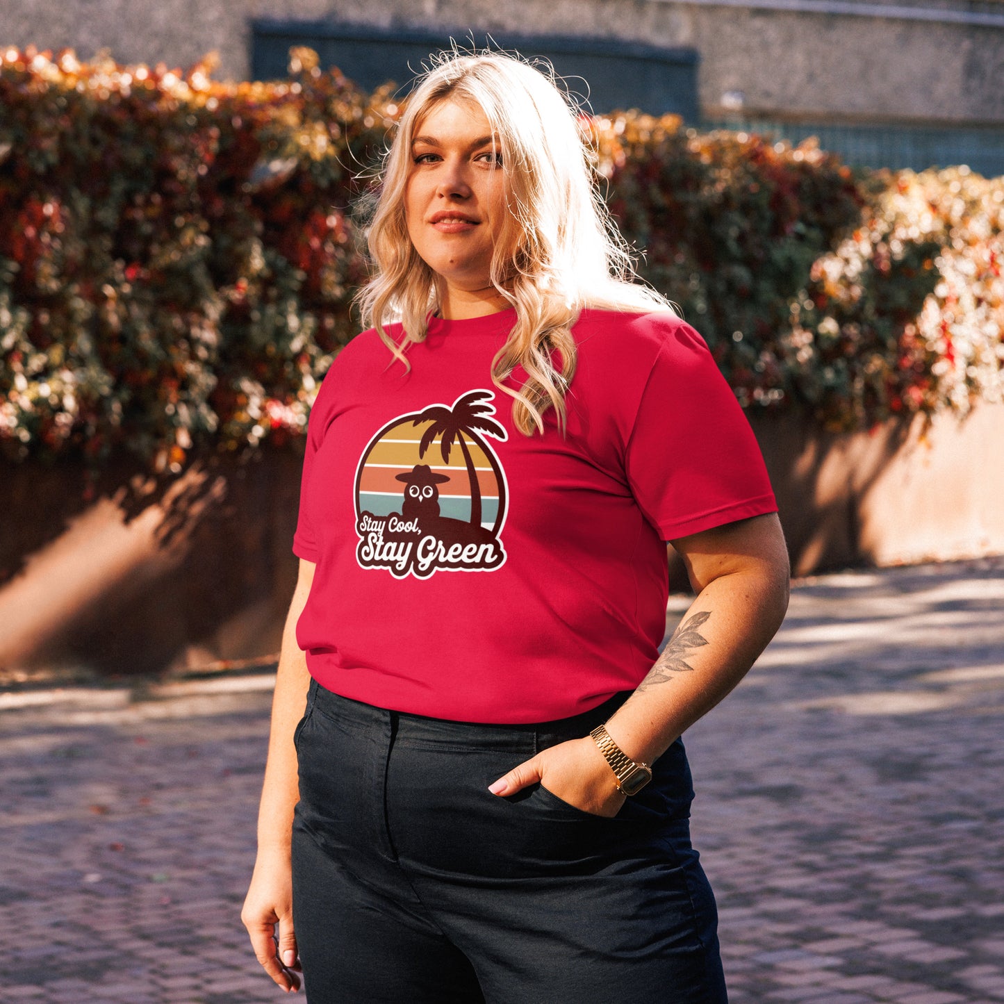 Unisex Organic Cotton T-Shirt – Sustainable & Comfortable for Owl Lover Dudeily