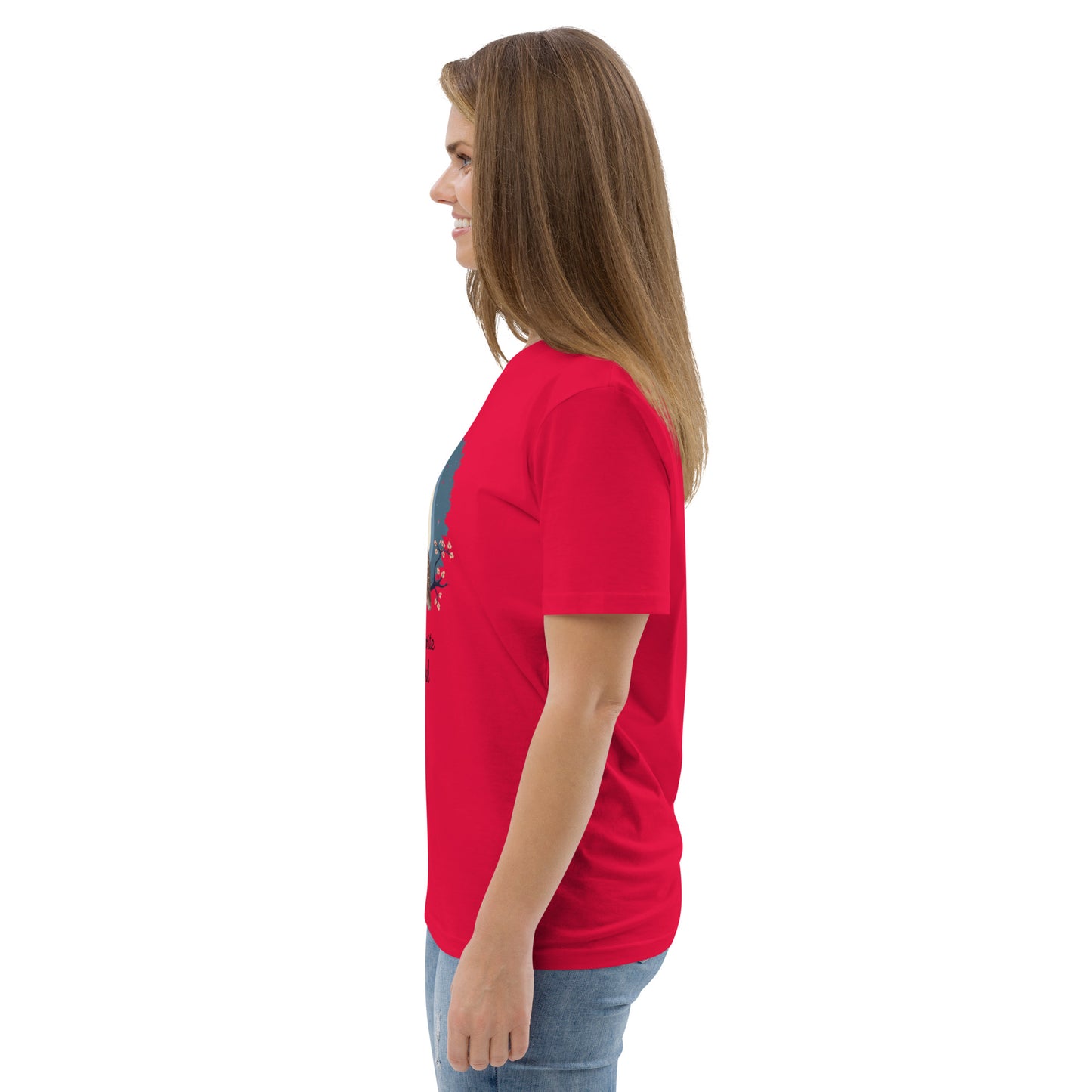 Owl-Themed Unisex Organic Cotton T-Shirt | Eco-Friendly Fashion Dudeily