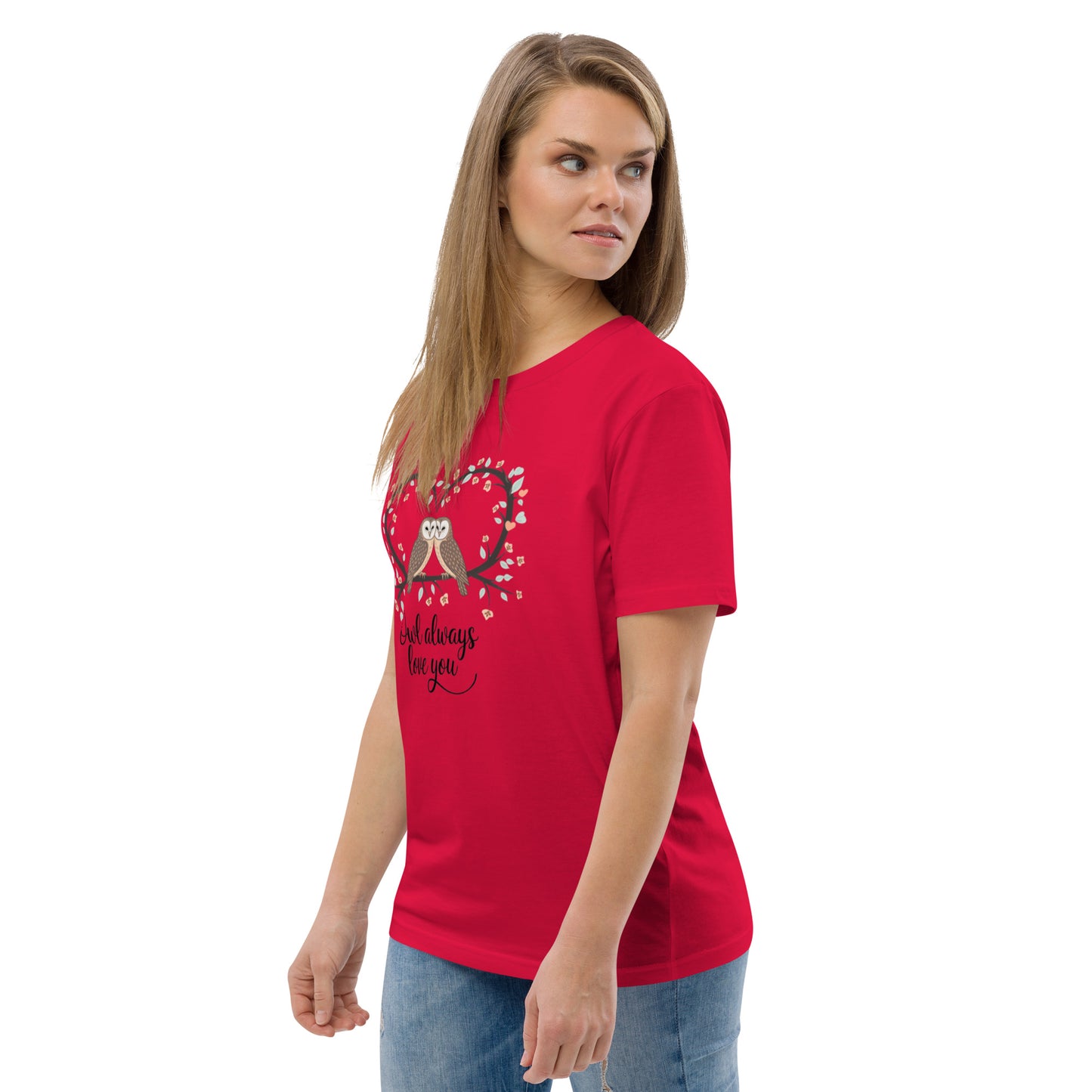 Owl-Themed Unisex Organic Cotton T-Shirt | Sustainable Fashion Dudeily