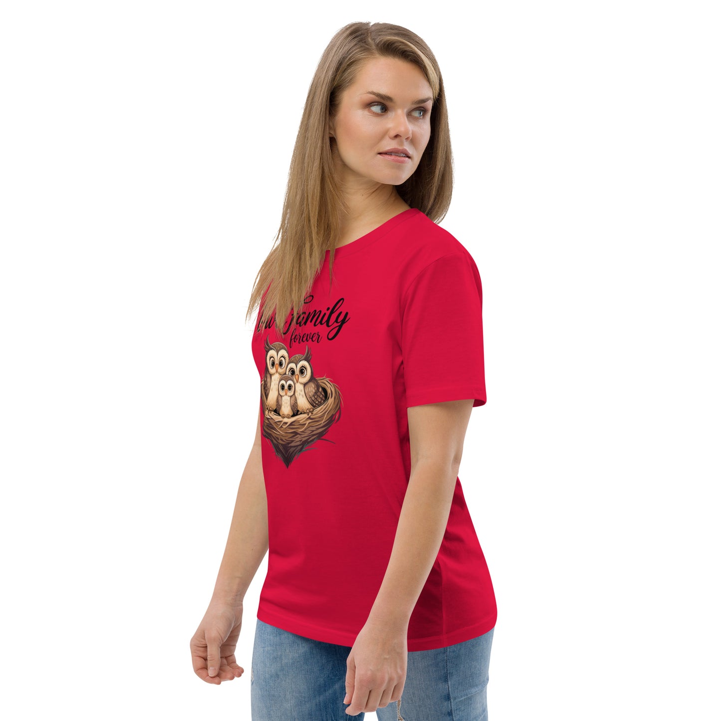 Owl-Themed Unisex Organic Cotton T-Shirt | Eco-Friendly Style Dudeily