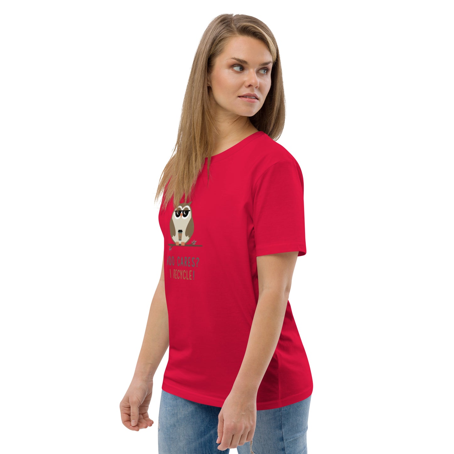Unisex Organic Cotton T-Shirt | Owl Themed Eco-Friendly & Comfortable Dudeily