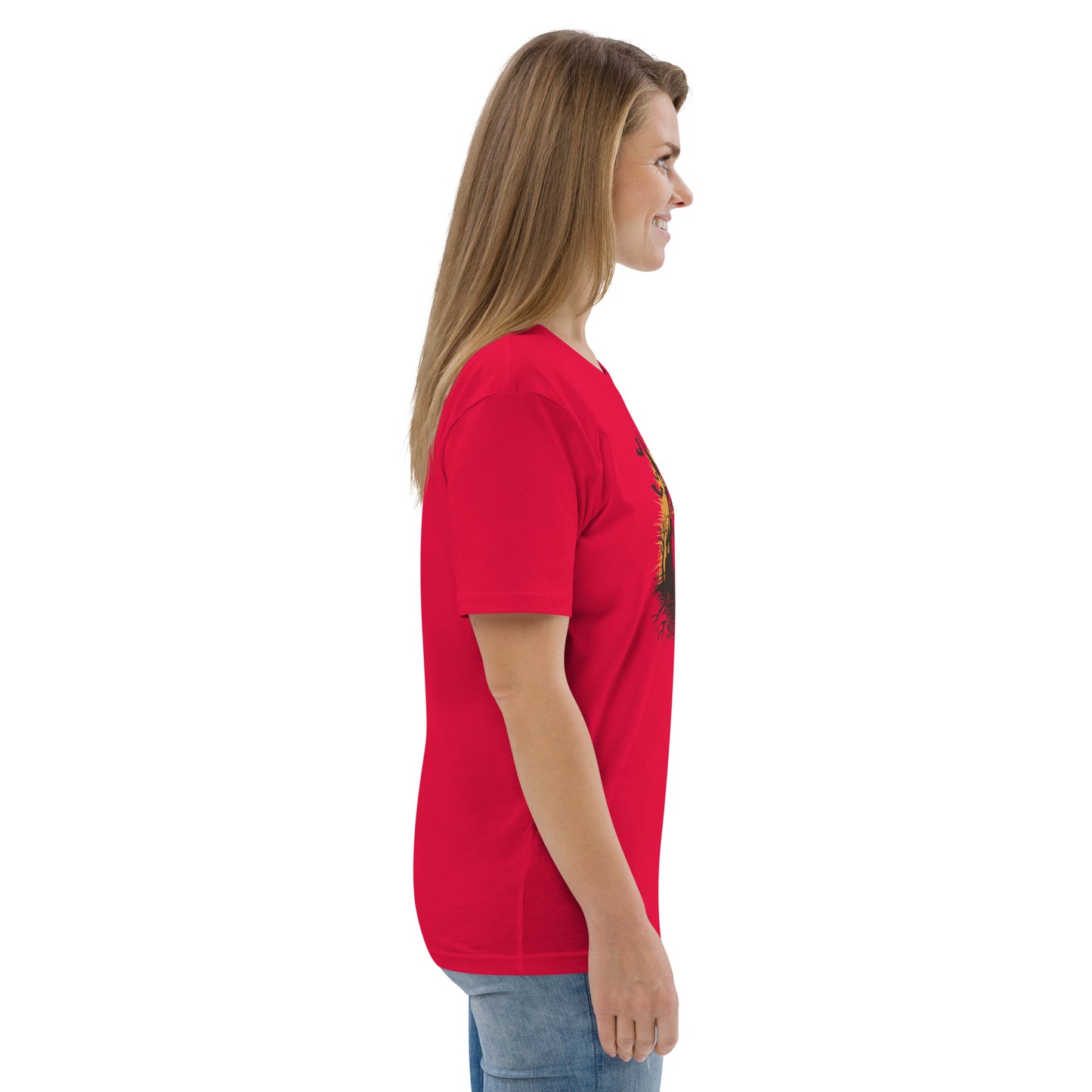 Unisex Organic Cotton T-Shirt: Halloween Owl Eco-Friendly Style USA Dudeily