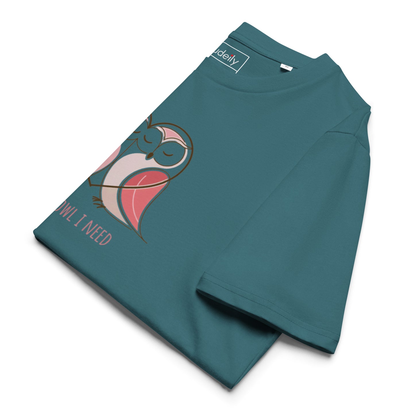 Owl-Themed Unisex Organic Cotton T-Shirt | Sustainable & Cozy Dudeily