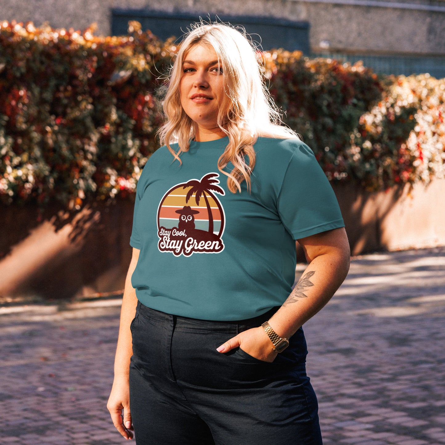Unisex Organic Cotton T-Shirt – Sustainable & Comfortable for Owl Lover Dudeily