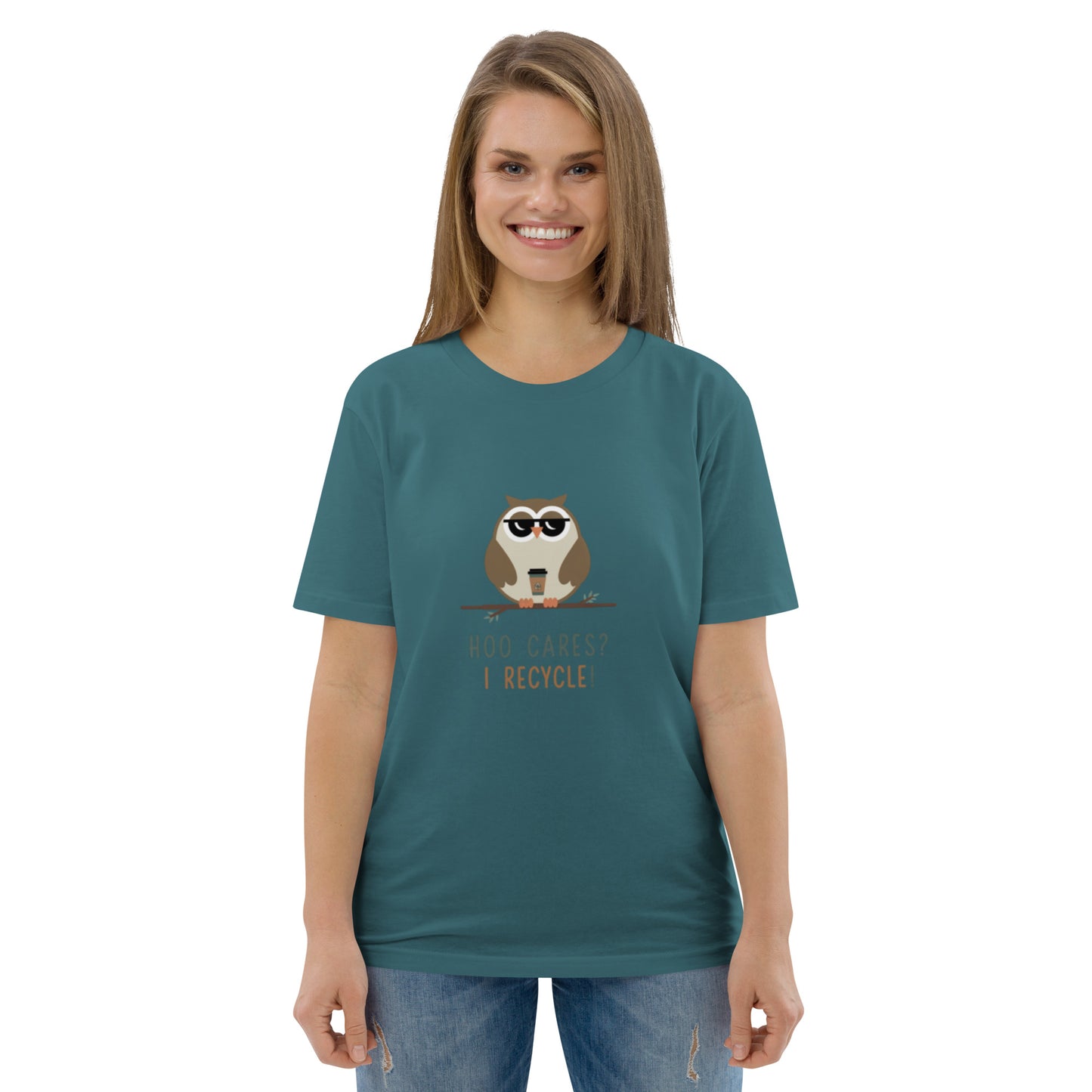 Unisex Organic Cotton T-Shirt | Owl Themed Eco-Friendly & Comfortable Stargazer Dudeily