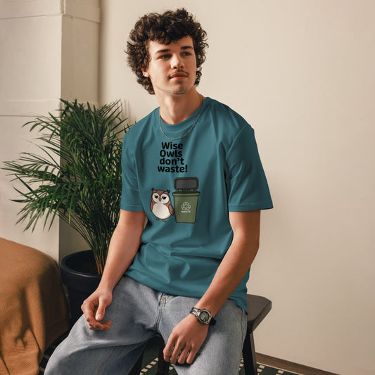 Unisex Organic Cotton T-Shirt | Owl Themed Eco-Friendly & Stylish Dudeily