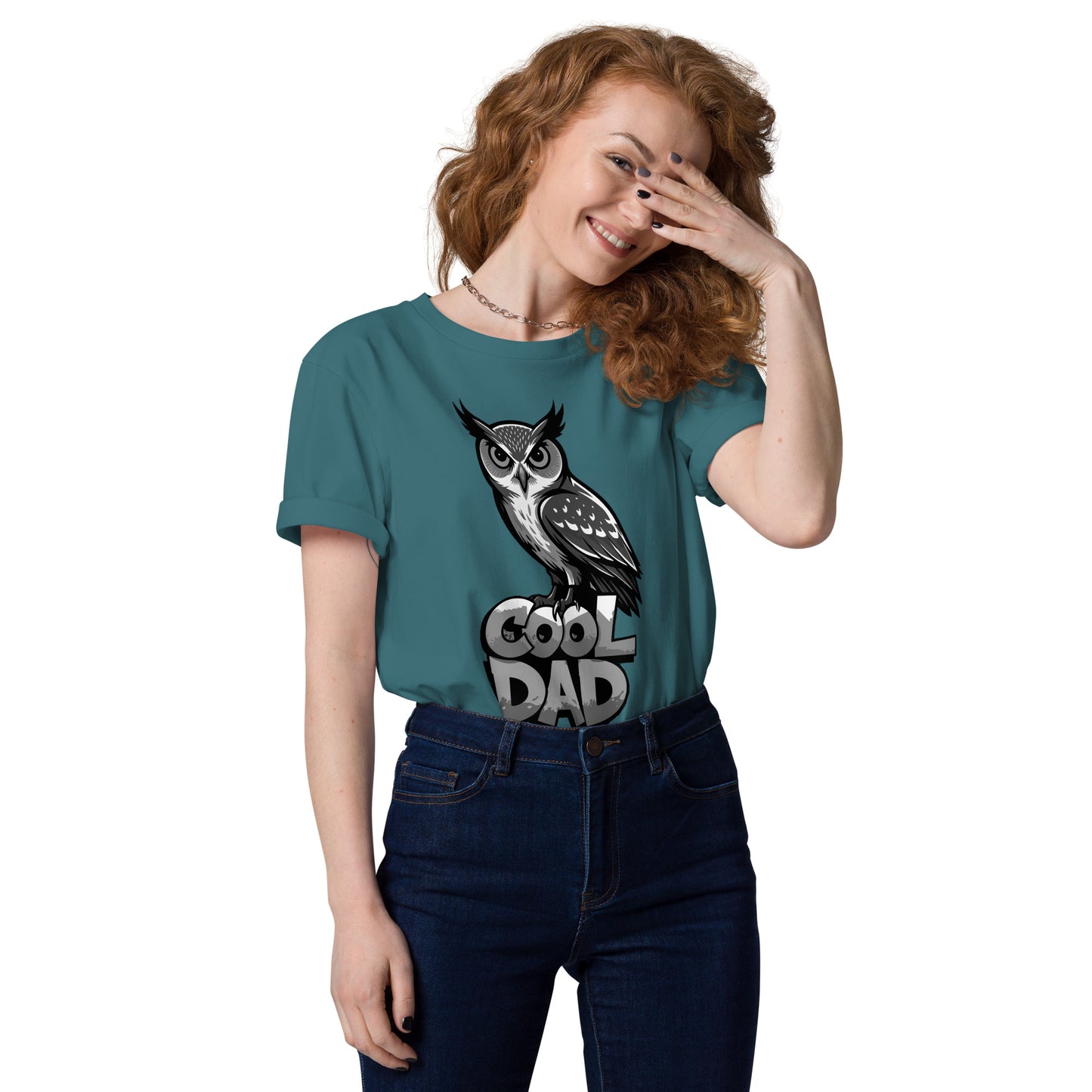 Unisex Organic Cotton T-Shirt – Sustainable Fashion for Nature & Owl Lovers | Dudeily Stargazer Dudeily