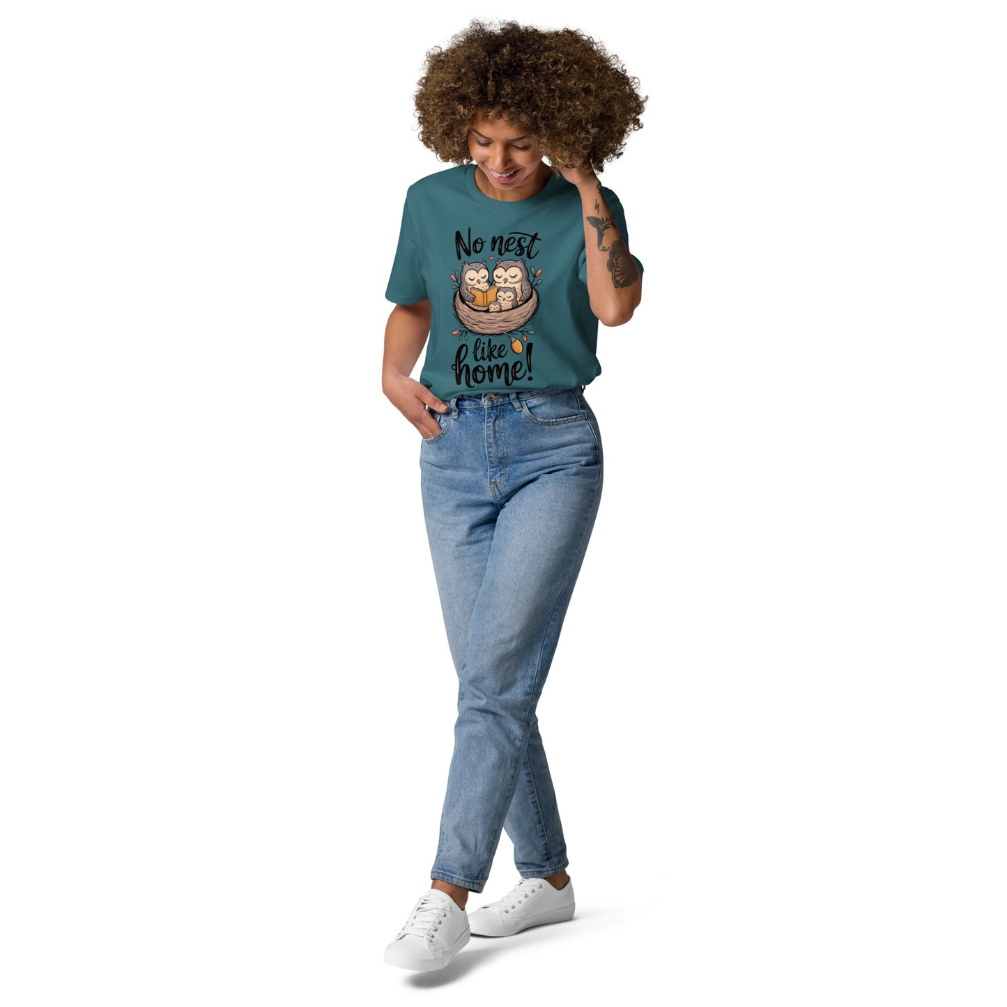 Unisex Organic Cotton T-Shirt – OwlNest Sustainable Fashion Tee for Family Day Comfort Stargazer Dudeily