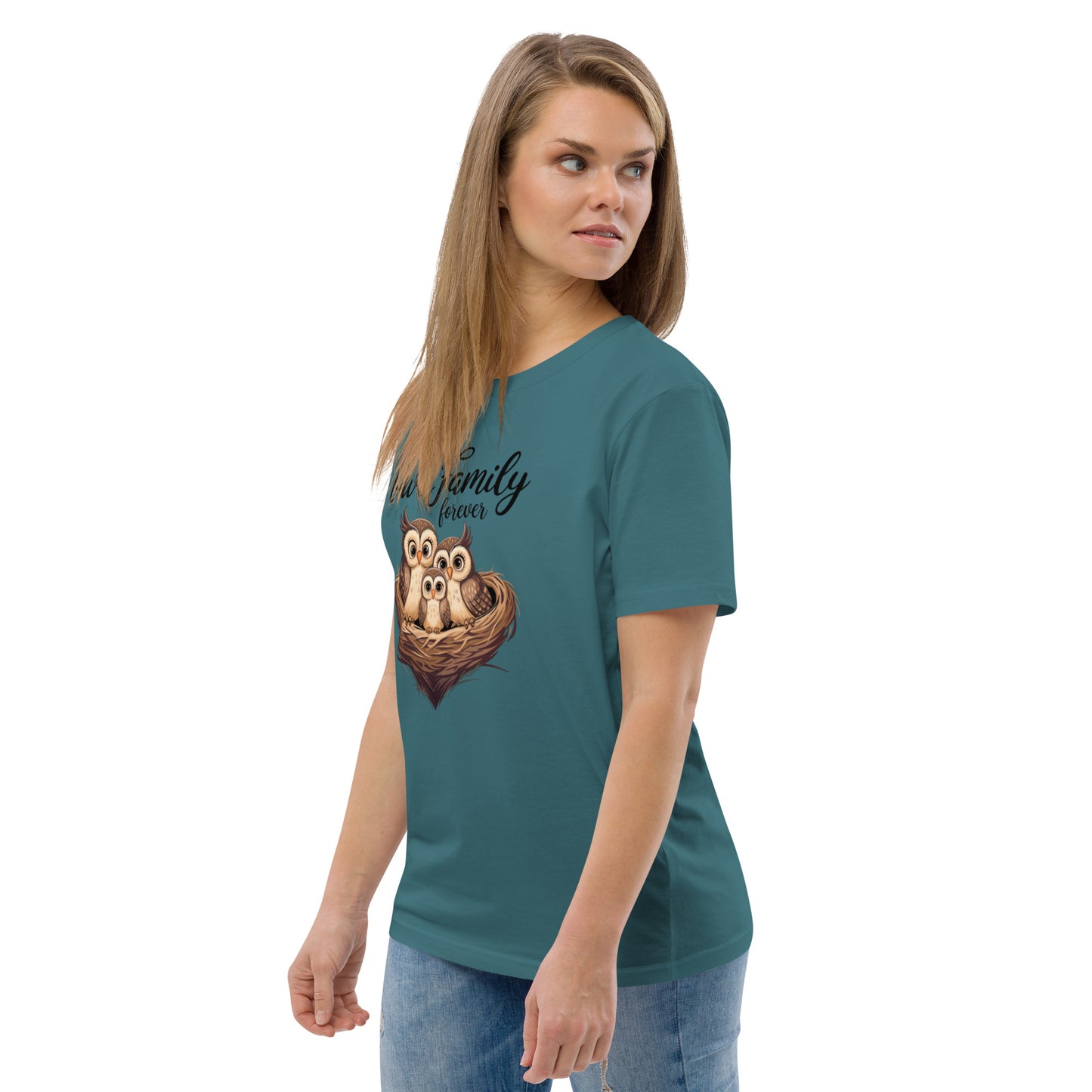 Owl-Themed Unisex Organic Cotton T-Shirt | Eco-Friendly Style Dudeily