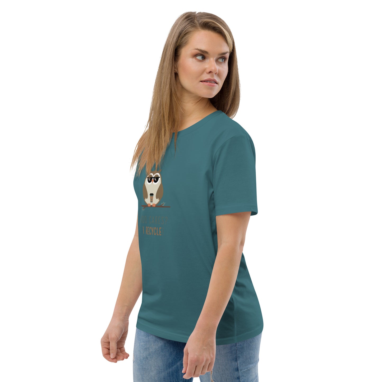 Unisex Organic Cotton T-Shirt | Owl Themed Eco-Friendly & Comfortable Dudeily