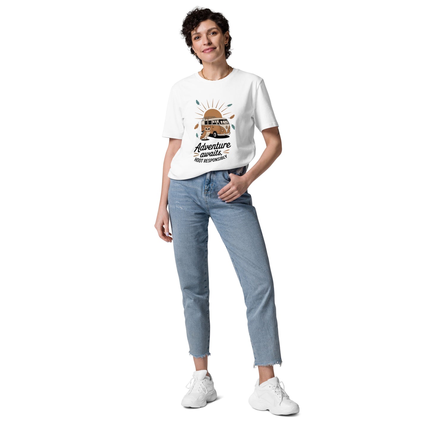 Unisex Organic Cotton T-Shirt – Soft, Sustainable & Stylish White Dudeily