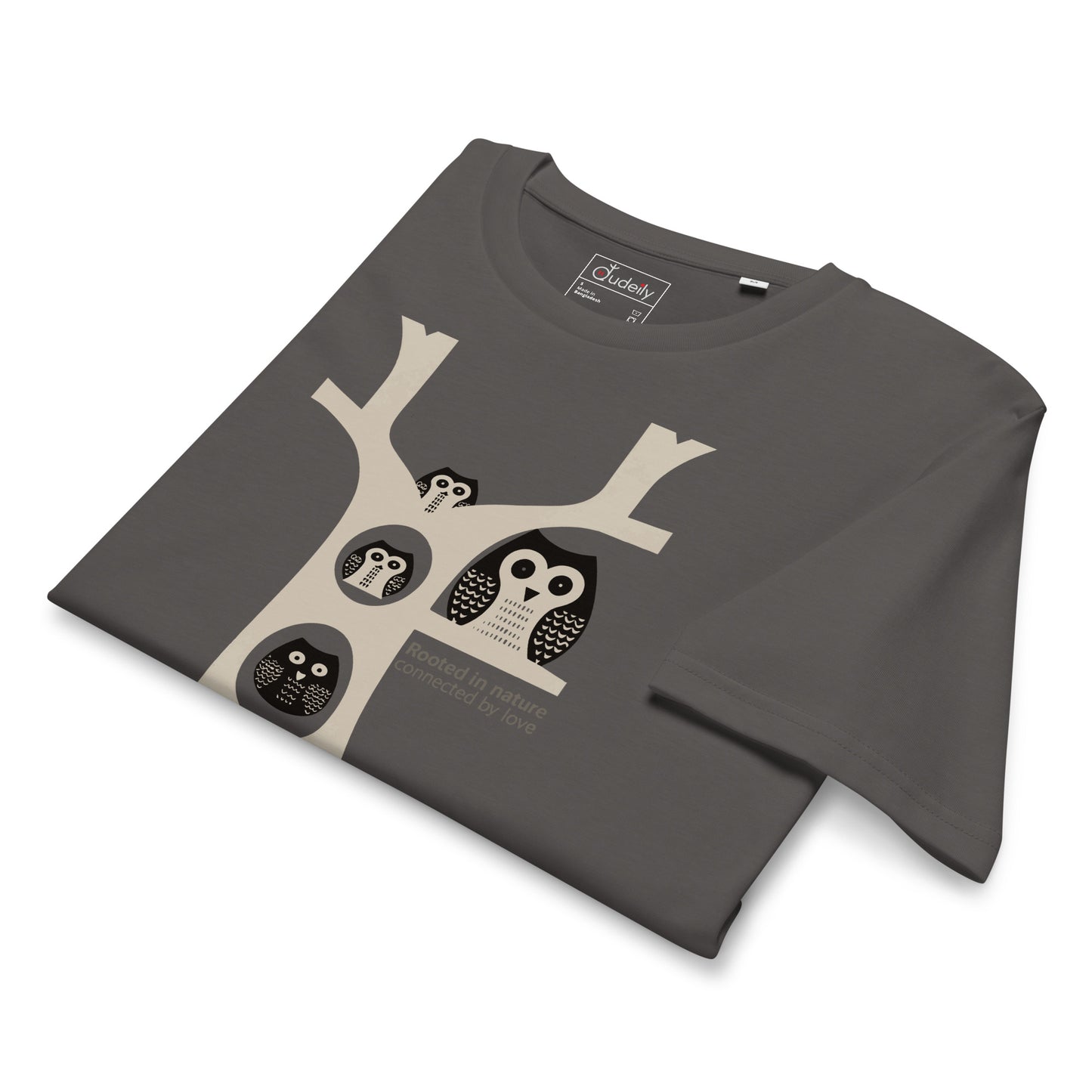 Unisex Organic Mid-Light T-Shirt – OwlNest Sustainable Fashion for Family Day Moments Dudeily