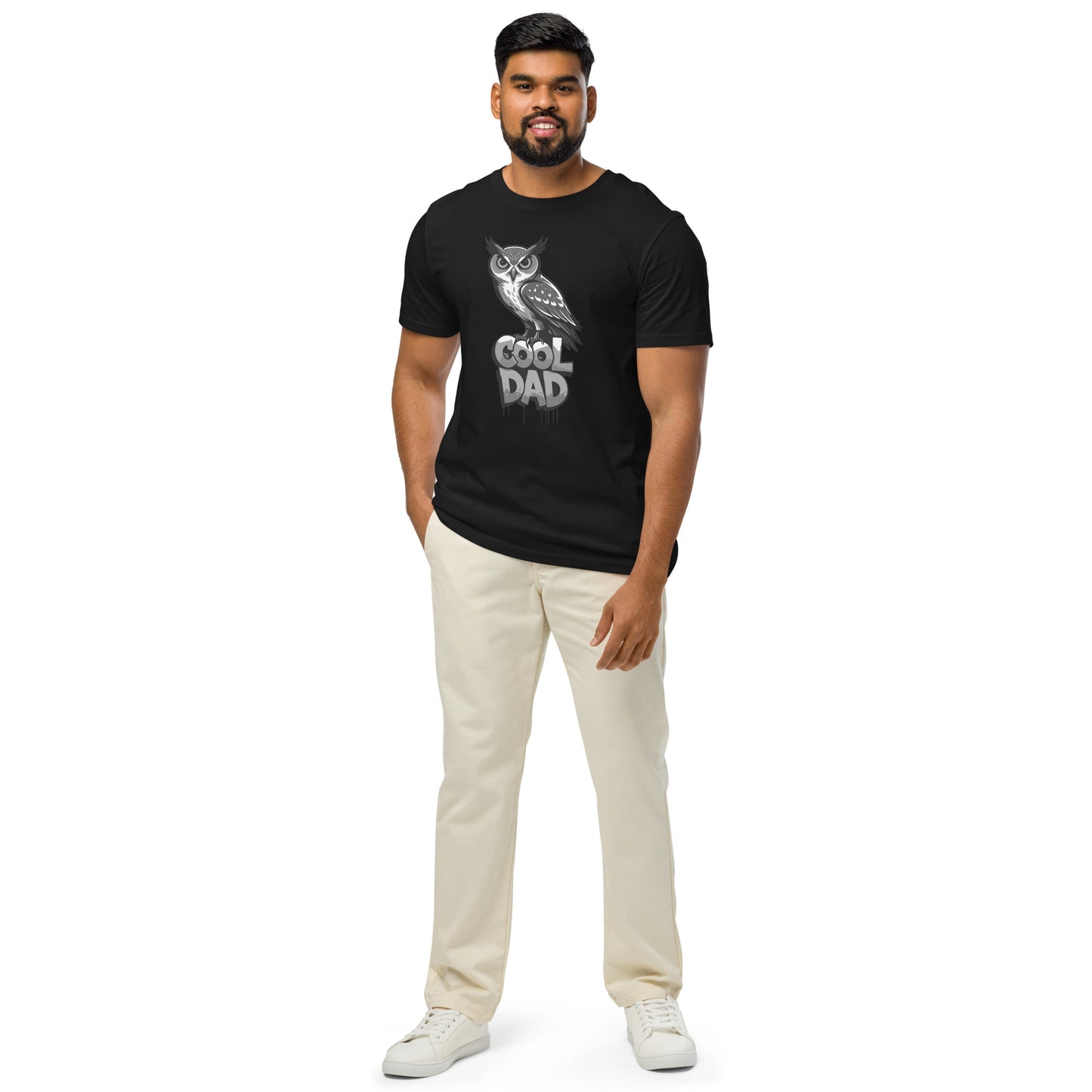 Unisex Organic Mid-Light T-Shirt – Sustainable Father’s Day Gift for Nature & Owl Lovers | Dudeily Dudeily
