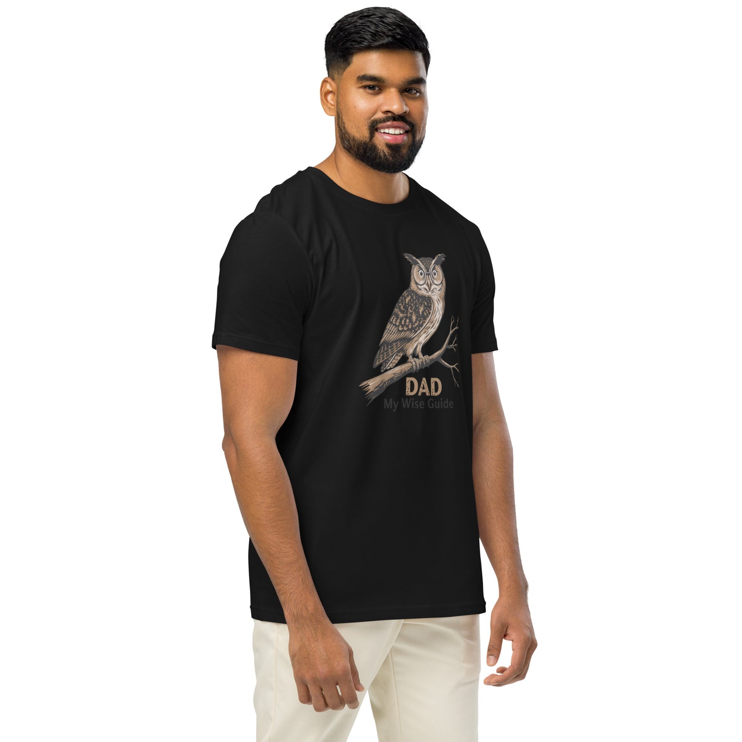 Unisex Organic Mid-Light T-Shirt – Owl Themed Eco-Friendly & Comfortable by Dudeily Dudeily