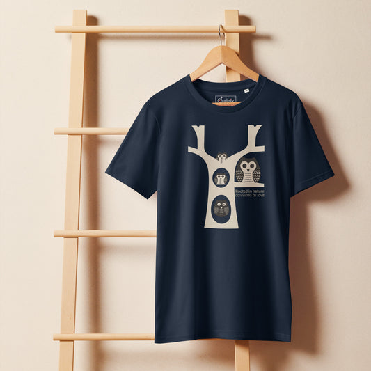Unisex Organic Mid-Light T-Shirt – OwlNest Sustainable Fashion for Family Day Moments Dudeily