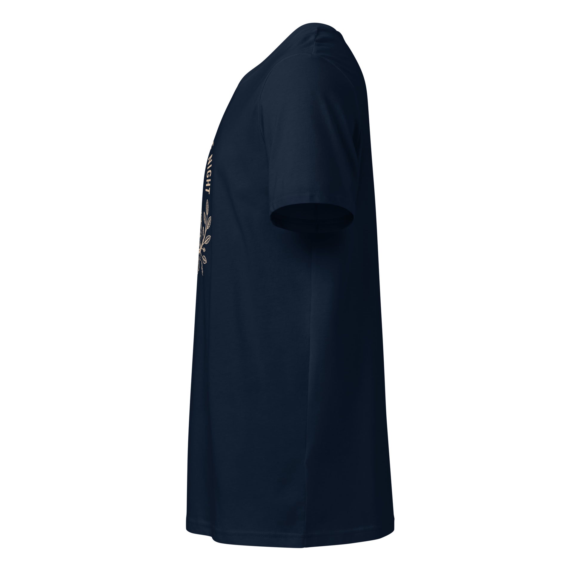 Unisex Organic Mid-Light T-Shirt: 'Peace in the Night' in Fall | Sustainable Owl Fashion USA Dudeily