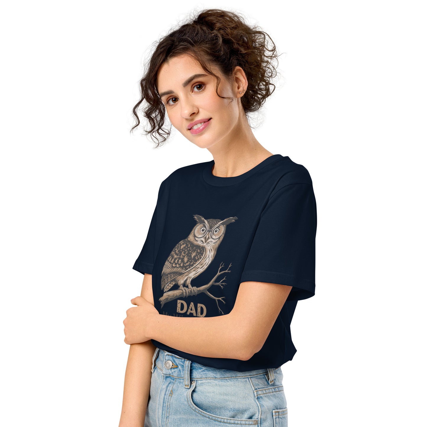 Unisex Organic Mid-Light T-Shirt – Owl Themed Eco-Friendly & Comfortable by Dudeily Dudeily