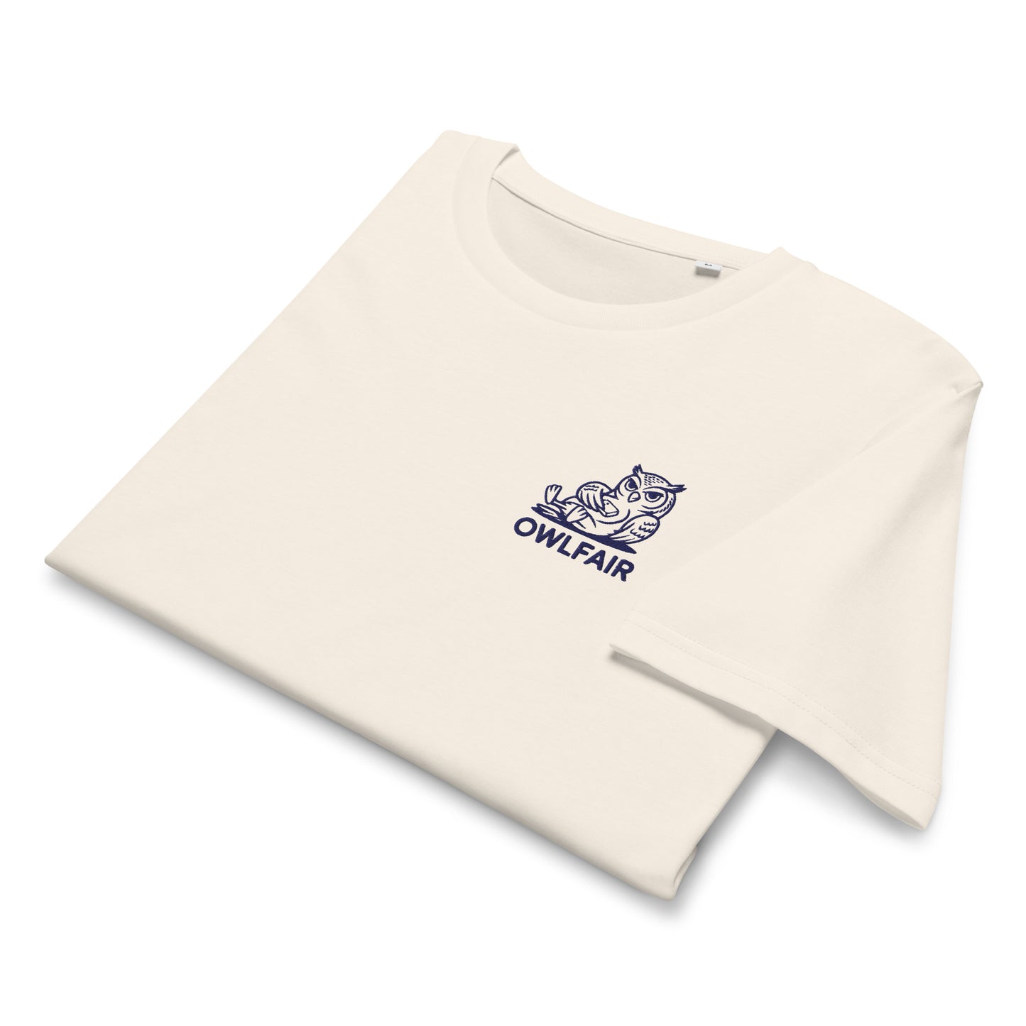 Unisex Organic Mid-Light T-Shirt | Owl-Themed Sustainable Eco Fashion for Nature-Loving Ethical Shoppers Dudeily