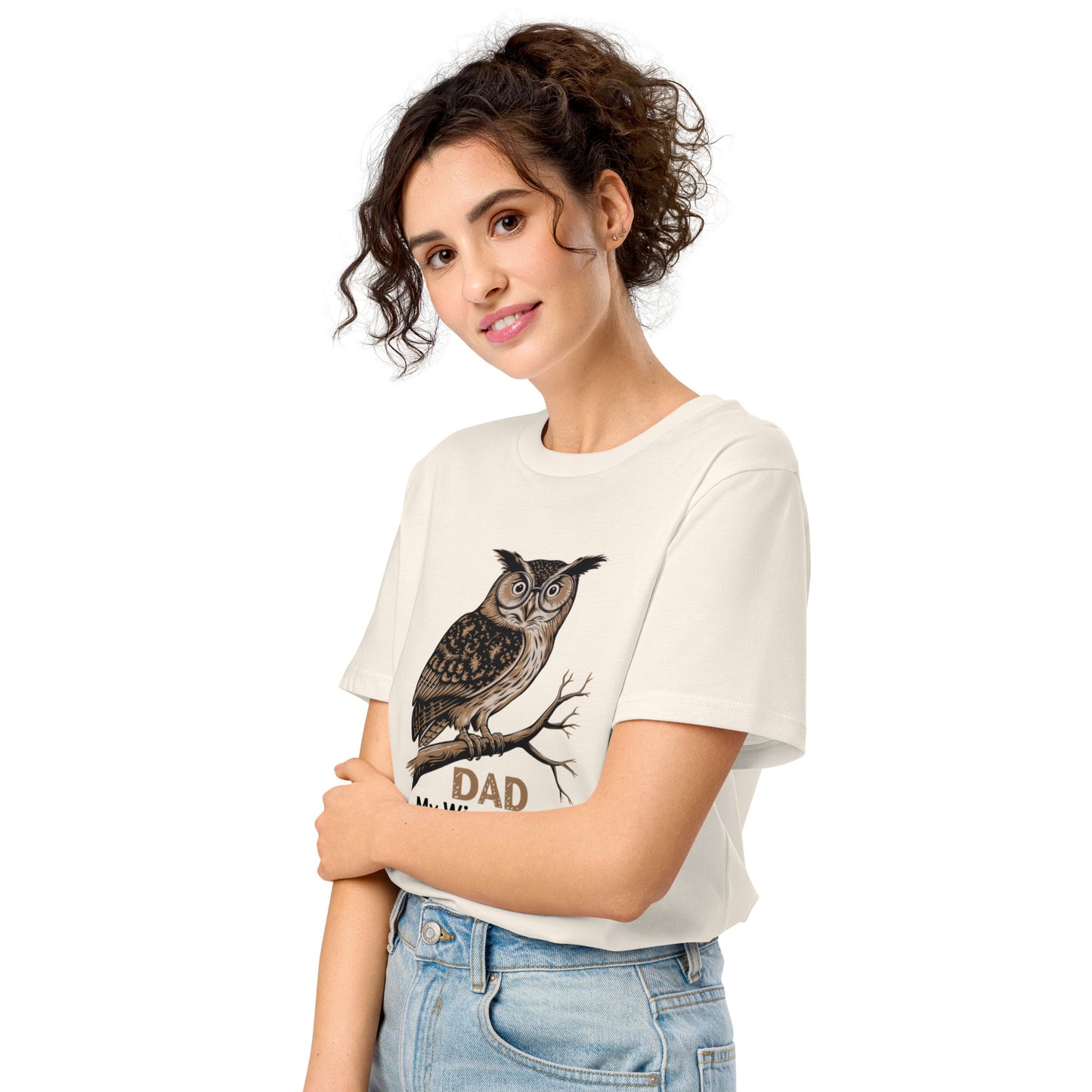 Unisex Organic Mid-Light T-Shirt – Owl Themed Eco-Friendly & Comfortable by Dudeily Dudeily