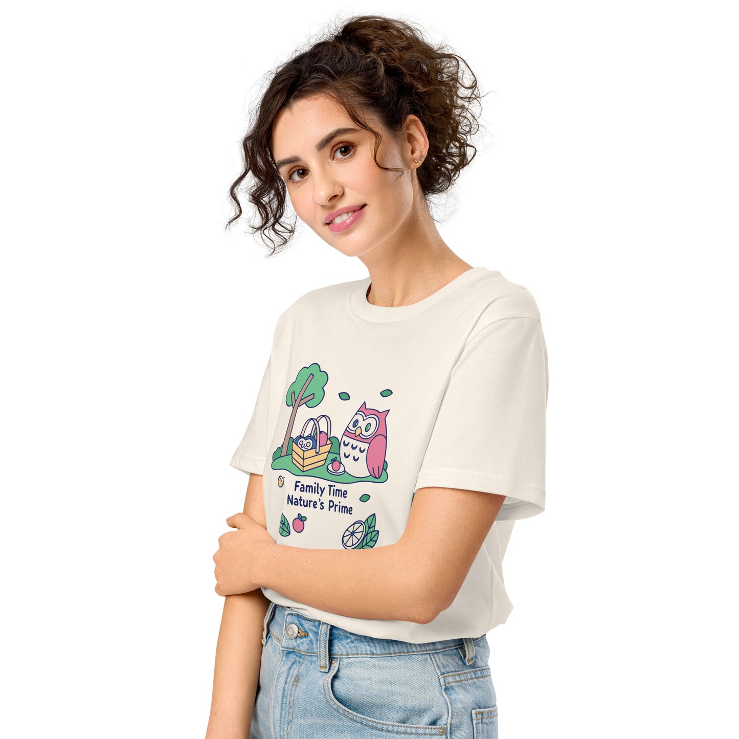 Unisex Organic Mid-Light T-Shirt – OwlNest Sustainable Fashion for Family Day Moments Dudeily