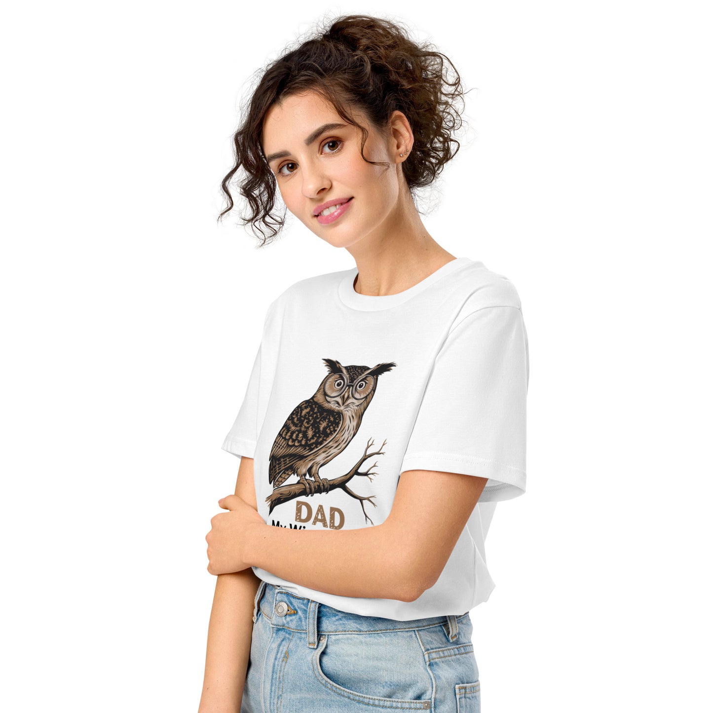 Unisex Organic Mid-Light T-Shirt – Owl Themed Eco-Friendly & Comfortable by Dudeily Dudeily