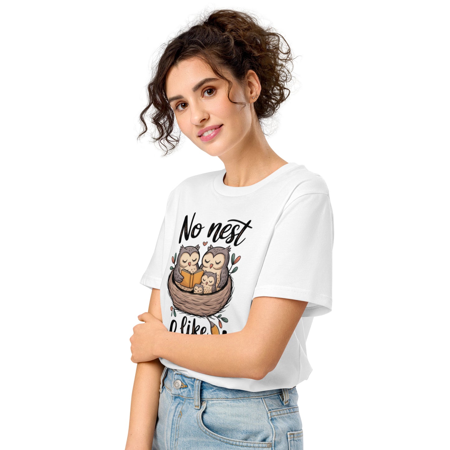 Unisex Organic Mid-Light T-Shirt – OwlNest Sustainable Fashion Tee for Family Day Moments Dudeily
