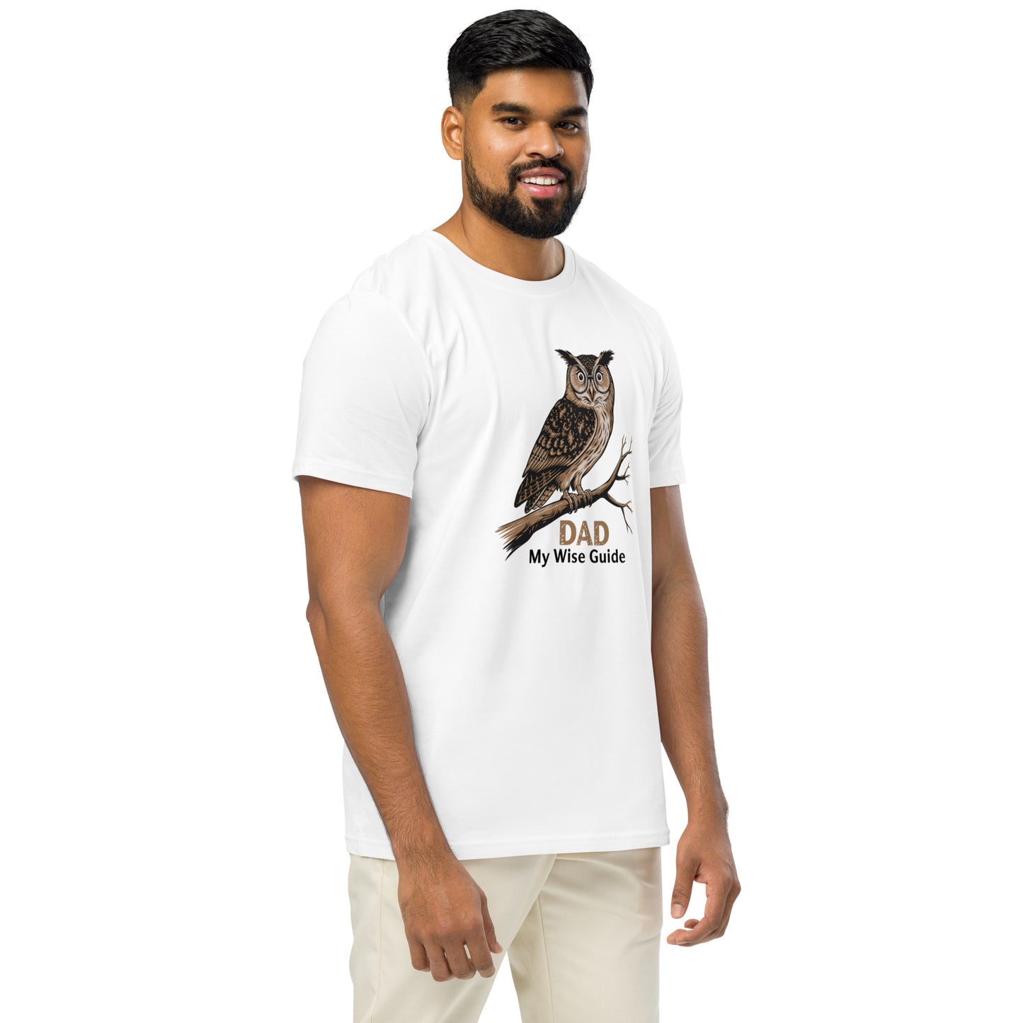 Unisex Organic Mid-Light T-Shirt – Owl Themed Eco-Friendly & Comfortable by Dudeily Dudeily