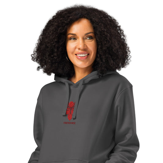 Owl Unisex Organic Mid-Weight Hoodie: 'Forever Wise' in Fall | Sustainable Fashion USA Dudeily