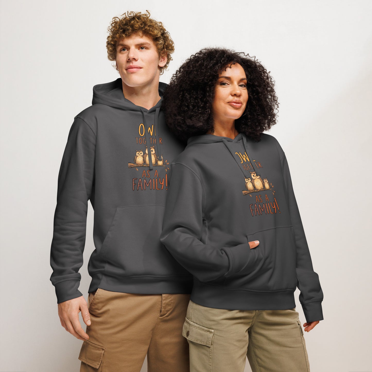 OwlSpirit Organic Mid-Weight Hoodie – Perfect Fit for Eco-Conscious Souls Dudeily