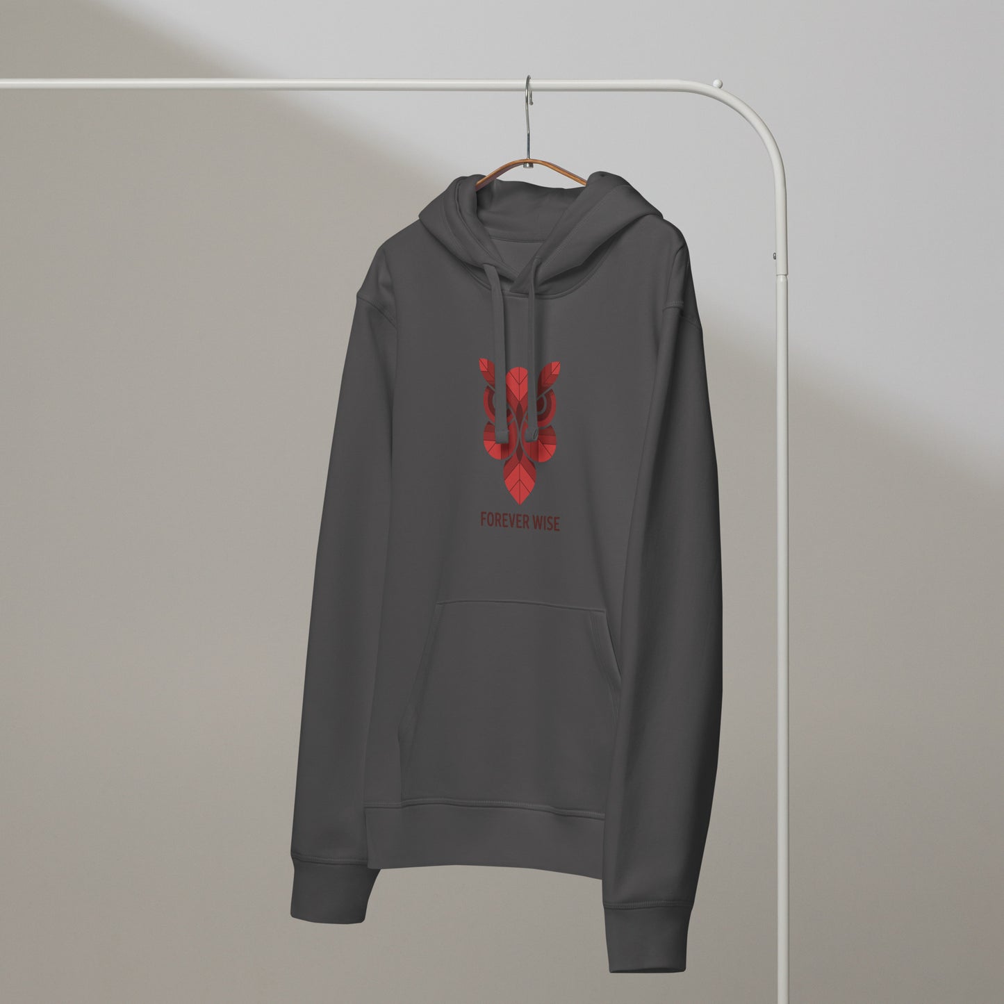 Unisex Organic Mid-Weight Hoodie: 'Forever Wise' | Ethical Owl Clothing USA Dudeily
