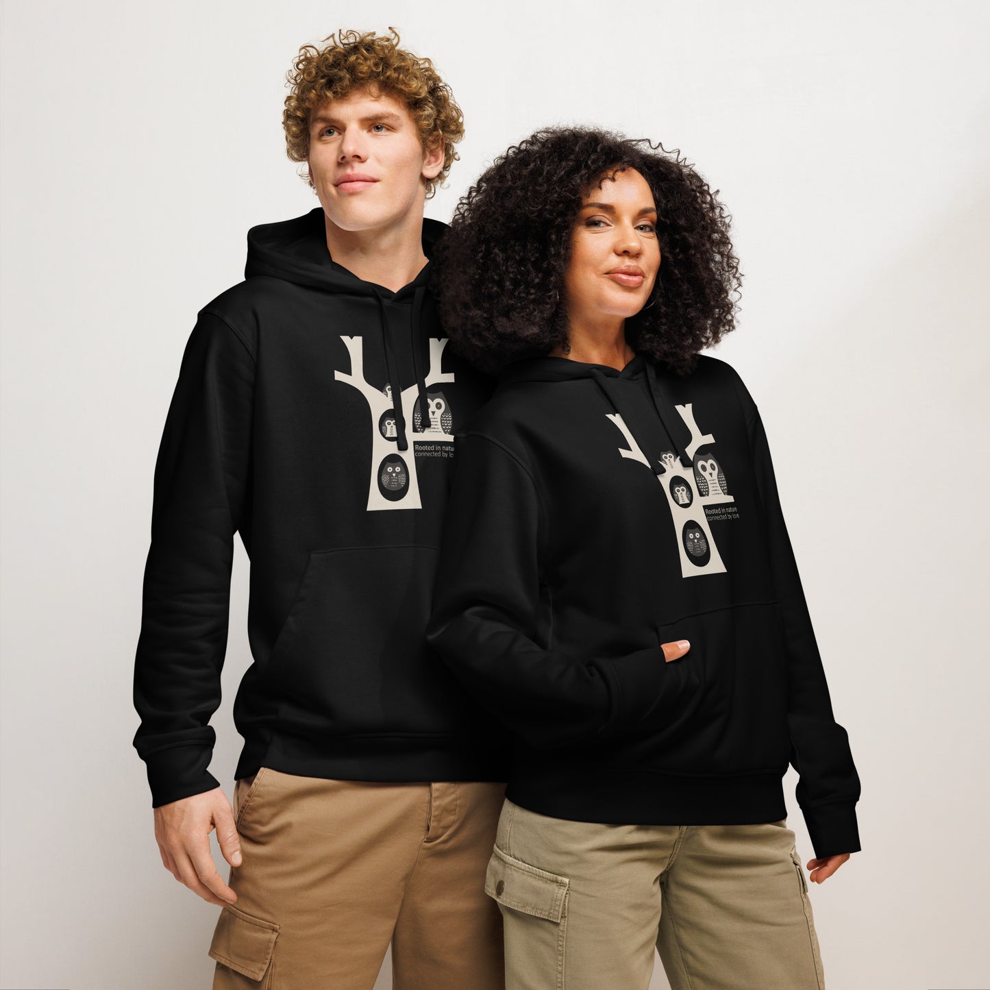 Unisex Organic Mid-Weight Hoodie – OwlNest Sustainable Fashion USA Edition Dudeily