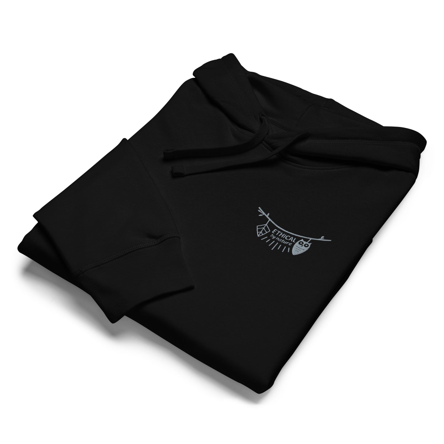 Unisex Organic Mid-Weight Hoodie: Ethical by Nature | Owl Embroidered Sustainable Fashion Dudeily
