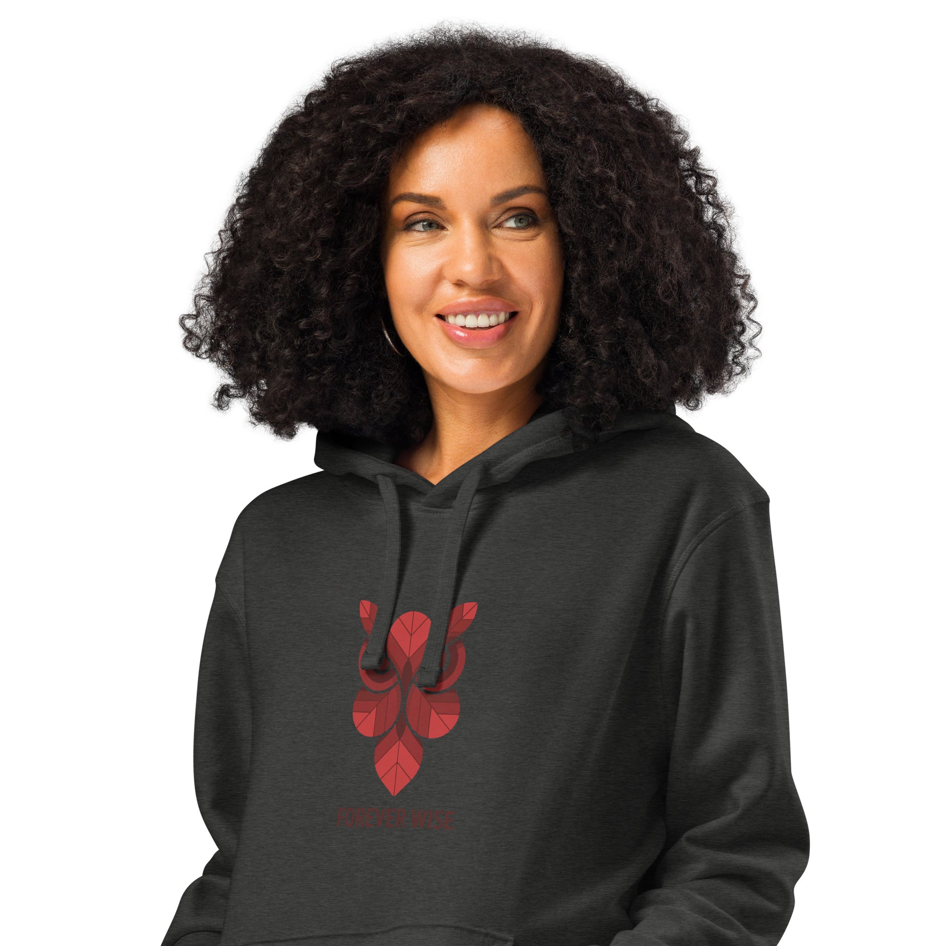 Unisex Organic Mid-Weight Hoodie: 'Forever Wise' | Ethical Owl Clothing USA Dudeily
