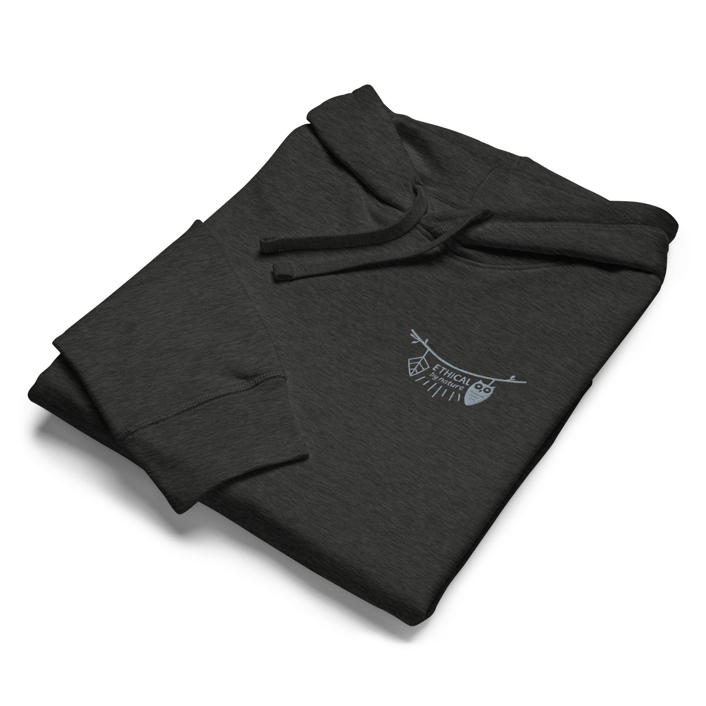 Unisex Organic Mid-Weight Hoodie: Ethical by Nature | Owl Embroidered Sustainable Fashion Dudeily