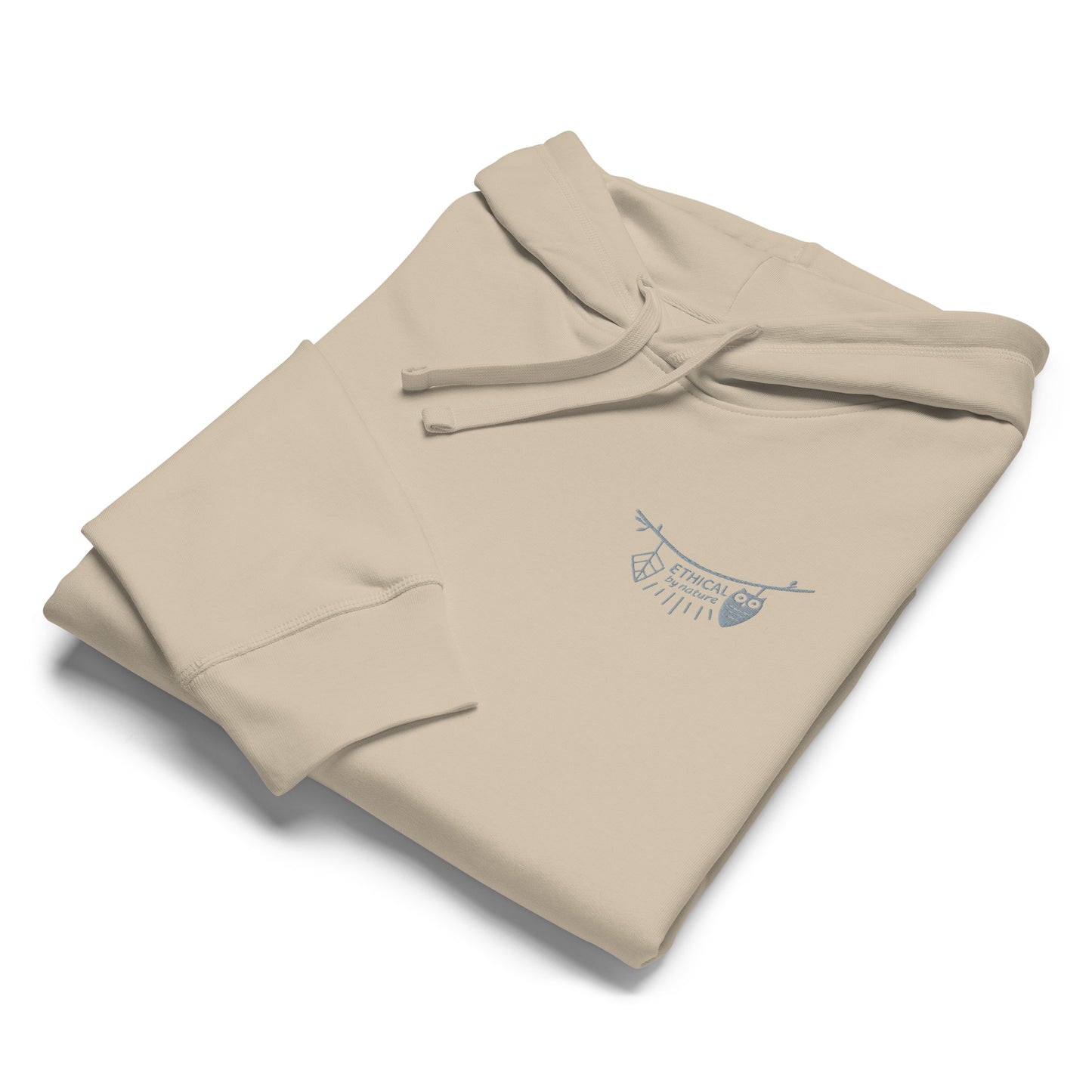 Unisex Organic Mid-Weight Hoodie: Ethical by Nature | Owl Embroidered Sustainable Fashion Dudeily