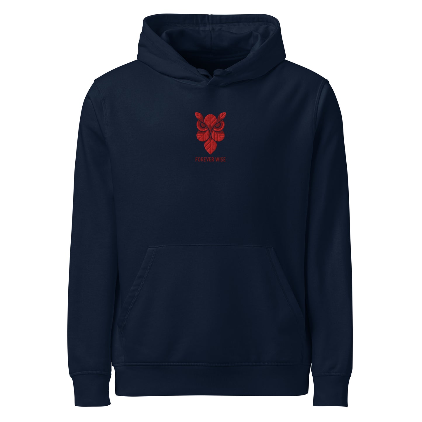 Owl Unisex Organic Mid-Weight Hoodie: 'Forever Wise' in Fall | Sustainable Fashion USA Dudeily