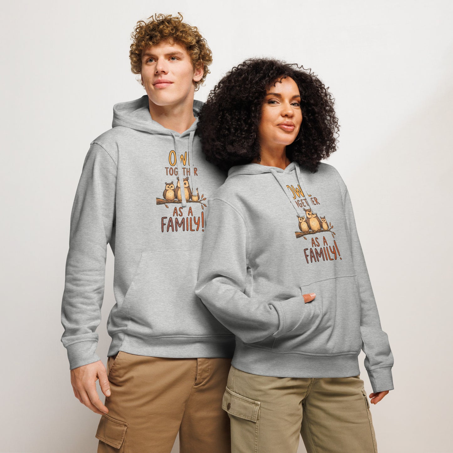 OwlSpirit Organic Mid-Weight Hoodie – Perfect Fit for Eco-Conscious Souls Dudeily