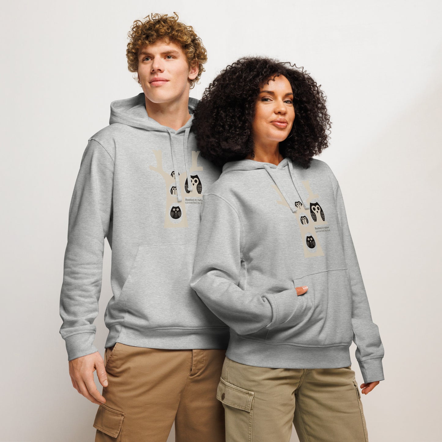 Unisex Organic Mid-Weight Hoodie – OwlNest Sustainable Fashion USA Edition Dudeily