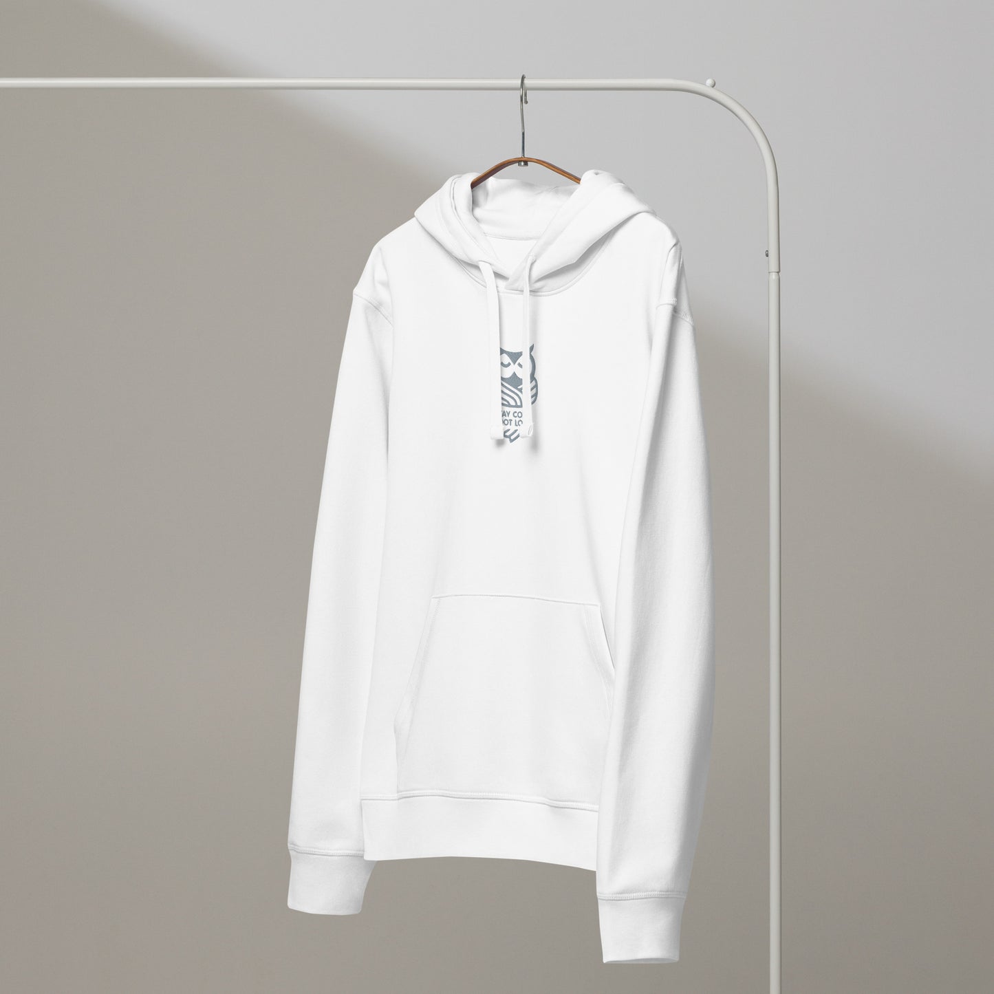 Owl Unisex Organic Mid-Weight Hoodie for Sustainable Fashion USA:" Stay Cozy Hoot Loud" in Fall Dudeily