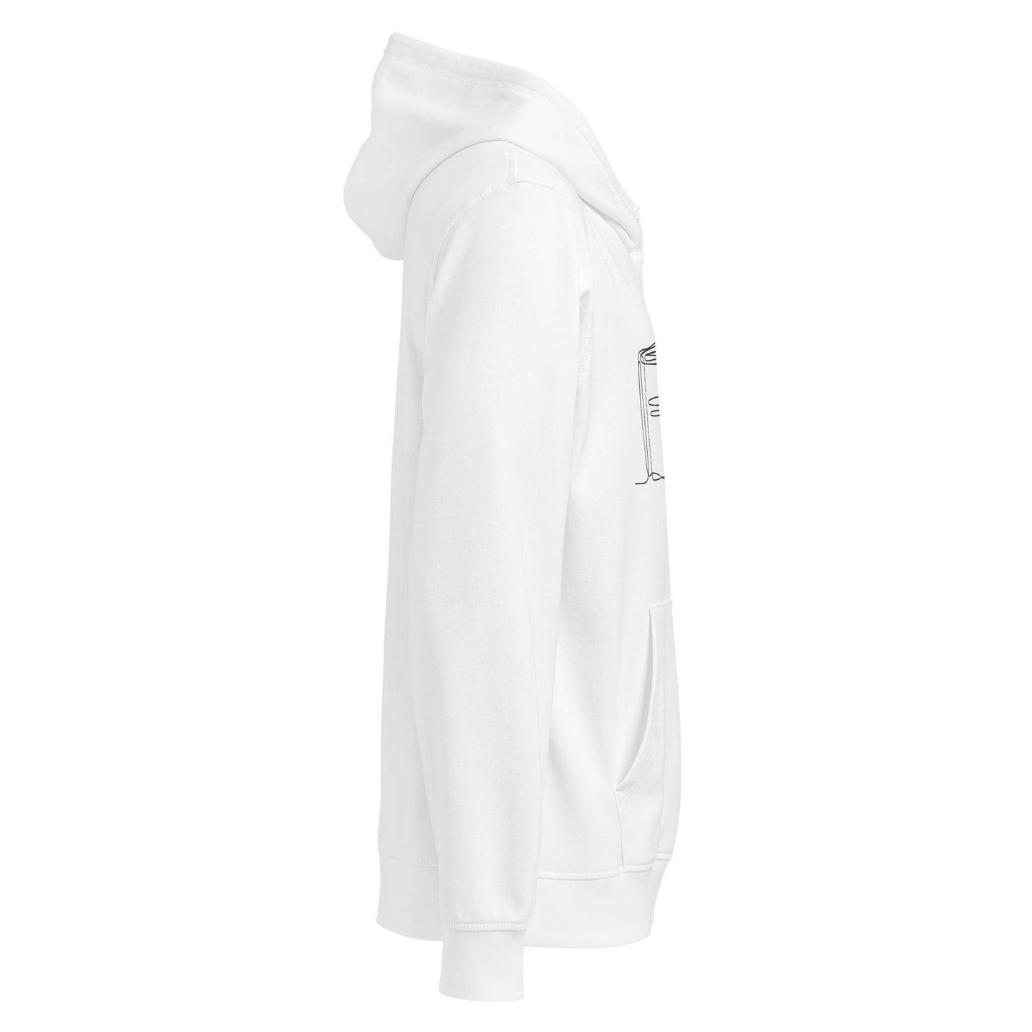 Unisex organic mid-weight hoodie Dudeily