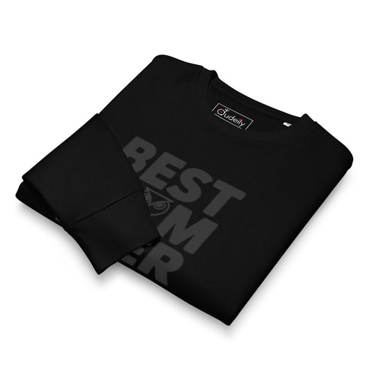 Unisex Organic Mid-Weight Sweatshirt – Sustainable Owl-Themed Pullover for Everyday Comfort Dudeily