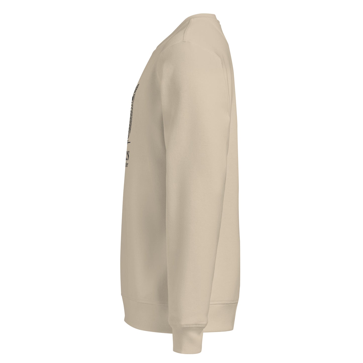 Unisex Organic Mid-Weight Sweatshirt: 'Ethics in Every Feather' for Fall | Sustainable Owl Fashion USA Dudeily