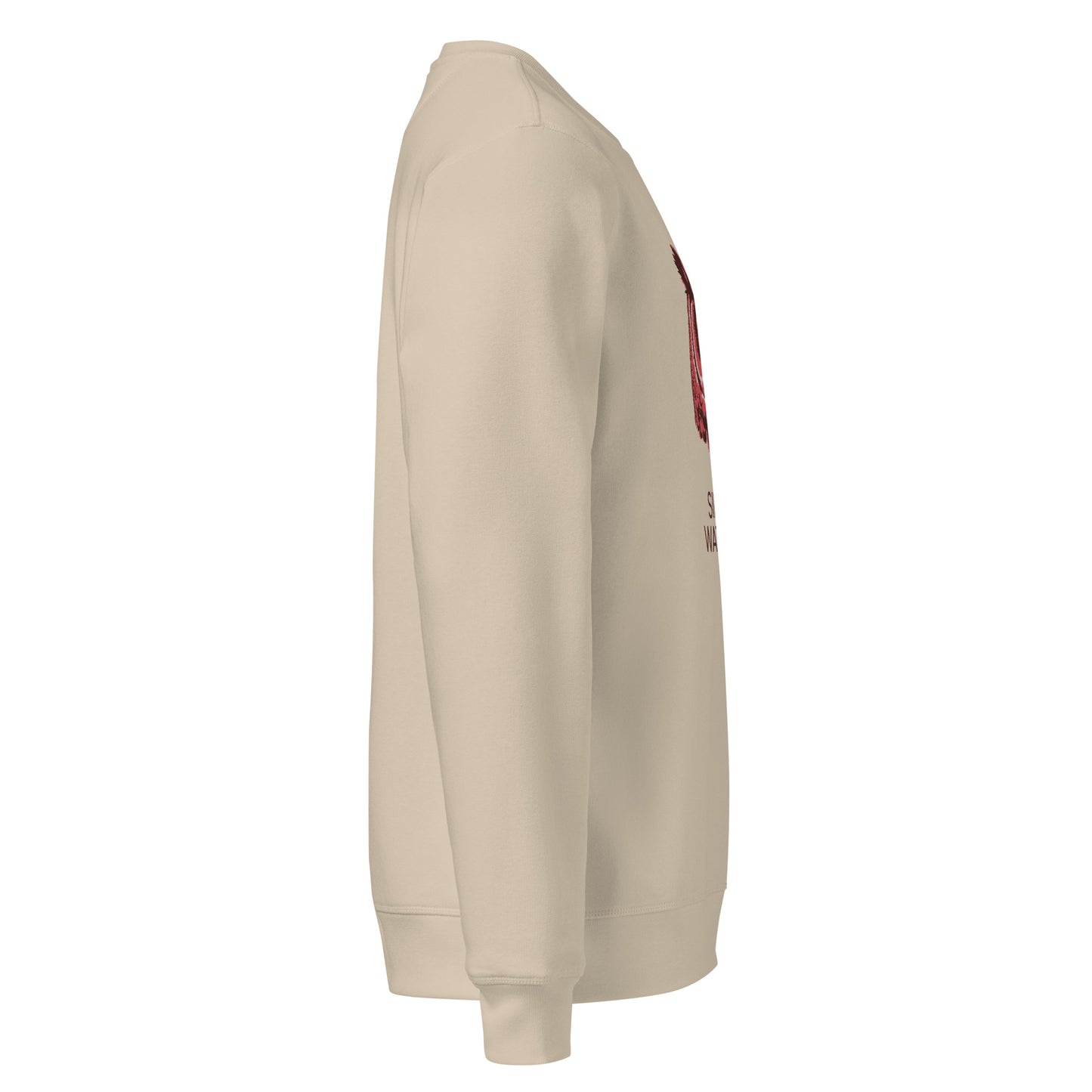 Owl Unisex Organic Mid-Weight Sweatshirt: 'Silent Watcher' in Fall | Sustainable Owl Fashion USA Dudeily