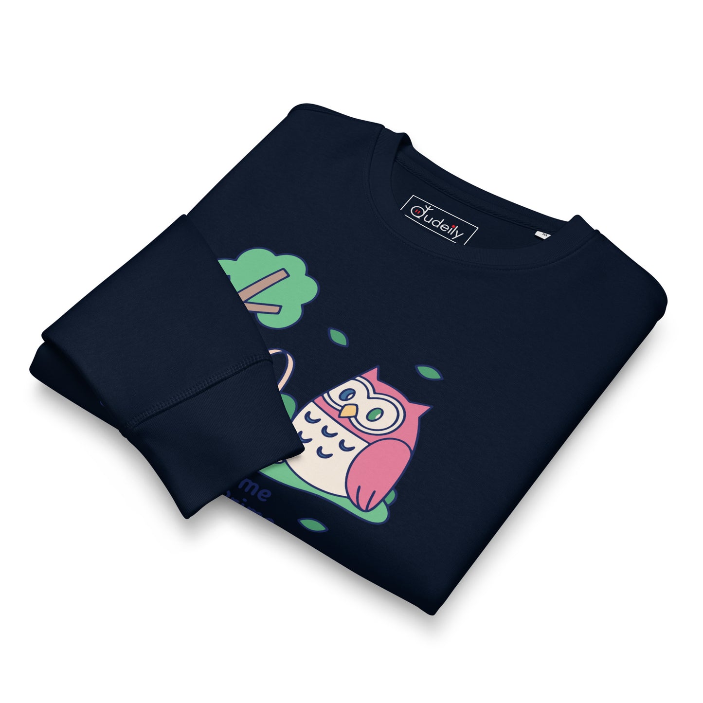 Unisex Organic Mid-Weight Sweatshirt – OwlNest Sustainable Fashion for Family Day Comfort Dudeily
