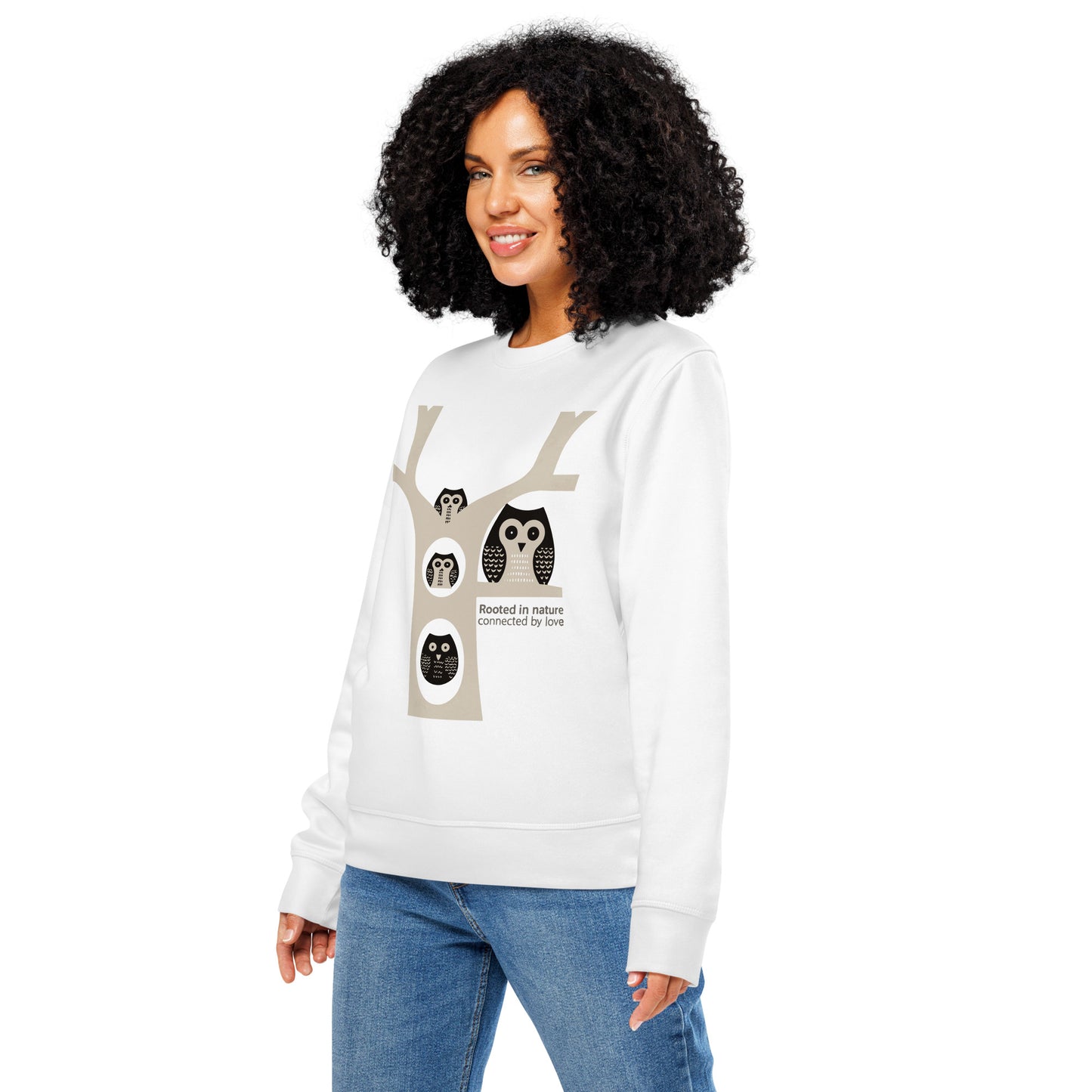 Unisex Organic Mid-Weight Sweatshirt – OwlNest Sustainable Fashion for Family Day Dudeily
