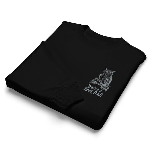 Owl-Themed Unisex Organic Oversized Sweatshirt | Sustainable & Eco-Friendly Fashion for Every Dudeily