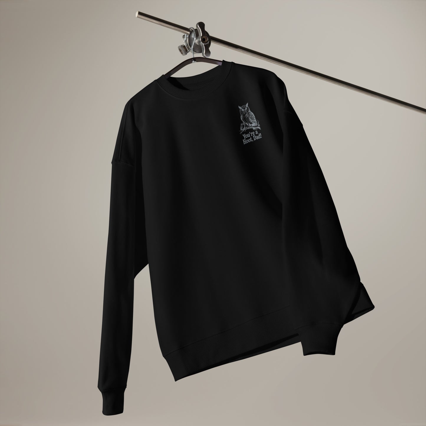 Owl-Themed Unisex Organic Oversized Sweatshirt | Sustainable & Eco-Friendly Fashion for Every Dudeily
