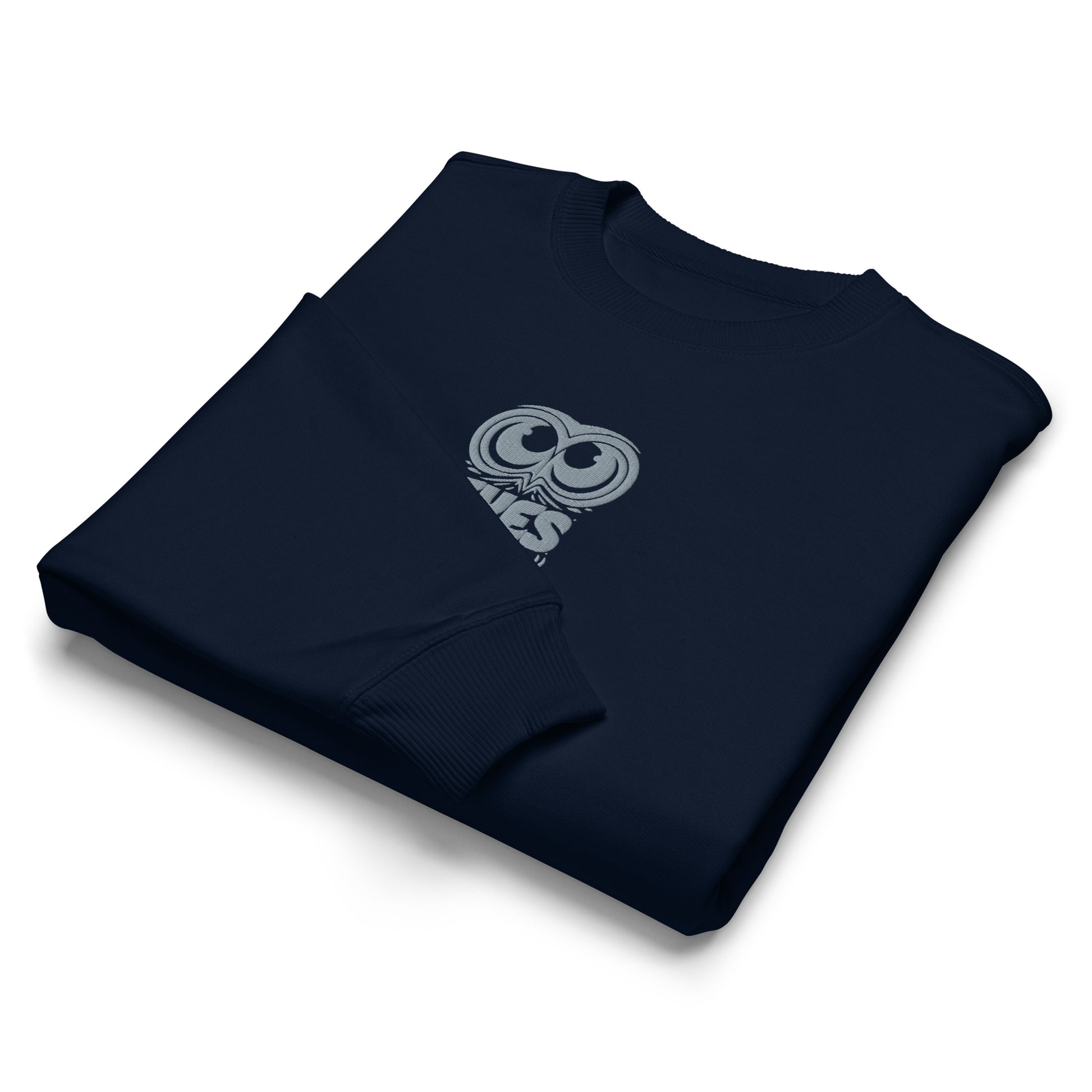 Owl Unisex Organic Oversized Sweatshirt: 'Eyes of the Earth' in Fall | Sustainable Fashion USA Dudeily