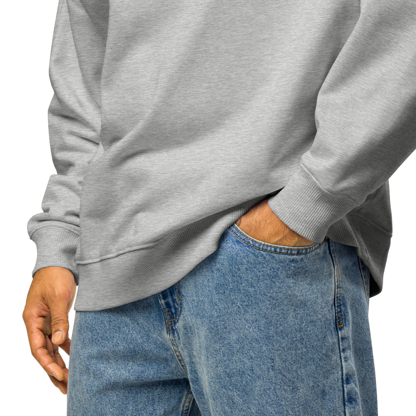 Unisex Organic Oversized Sweatshirt: Nature’s Union | Owl Embroidered Sustainable Fashion USA Dudeily