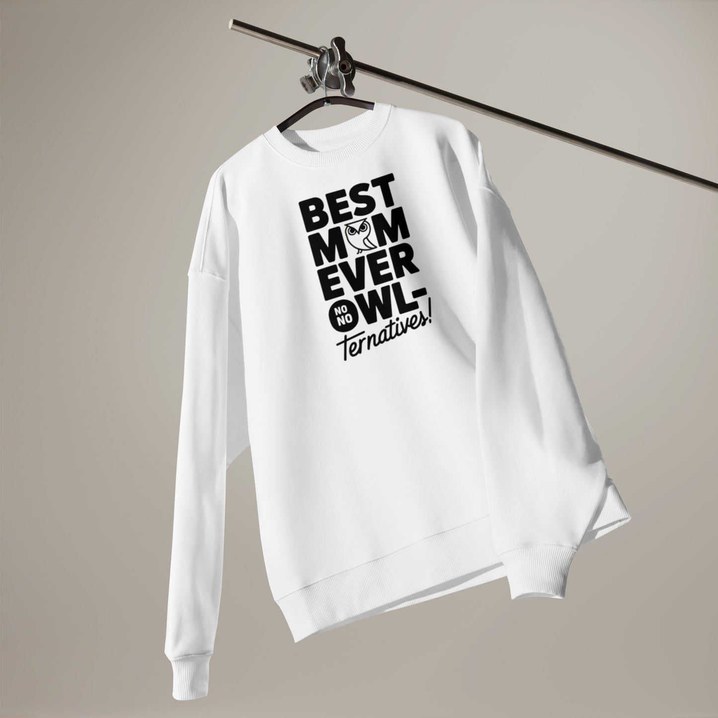 Unisex Organic Oversized Sweatshirt – Eco-Friendly Owl-Inspired Pullover for Ultimate Comfort Dudeily